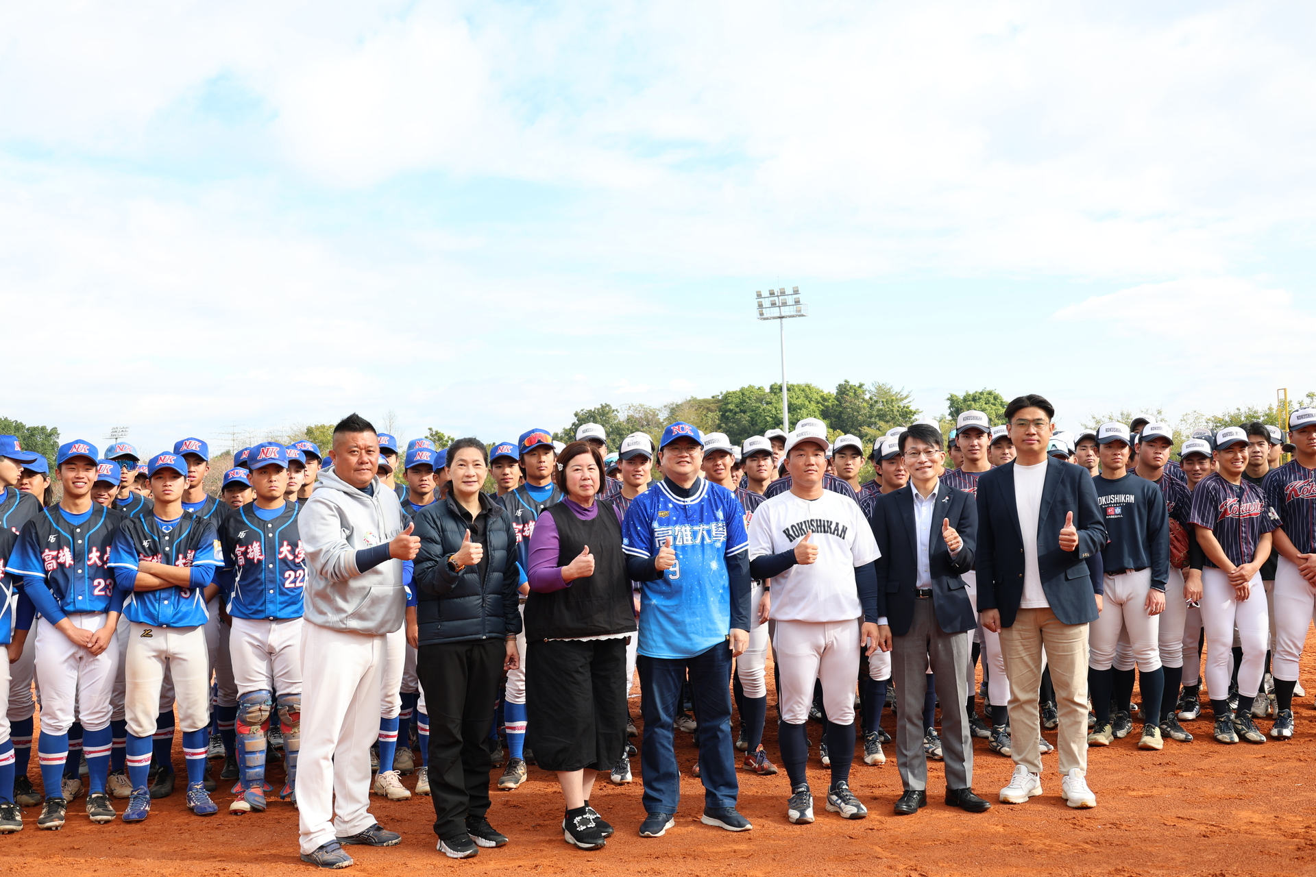 日本國士館大學棒球隊來臺交流 高雄大學以賽會友 深化臺日大學體育合作圖片